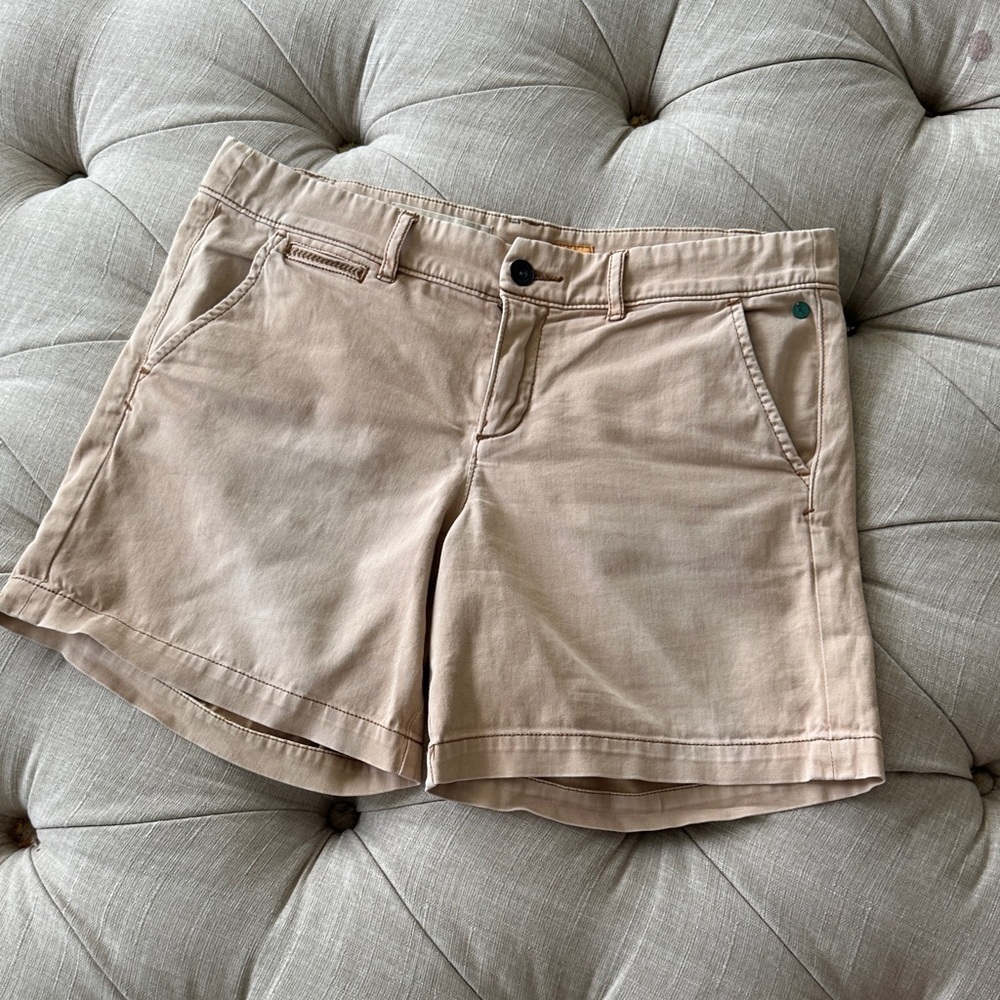 Pilcro Women's Beige Cargo Shorts